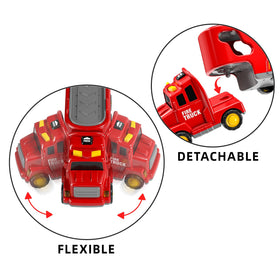TEMI Fire Trucks lights and sounds feature enhances storytelling during play