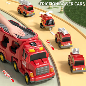 TEMI Fire Trucks sprinkler truck for exciting rescue-themed play