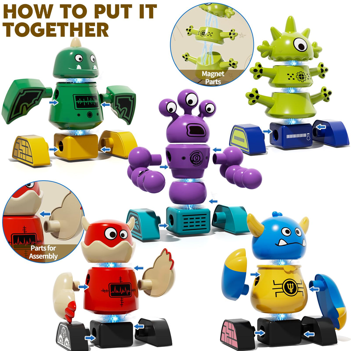 TEMI magnet monster set makes a thoughtful kid gift for birthdays