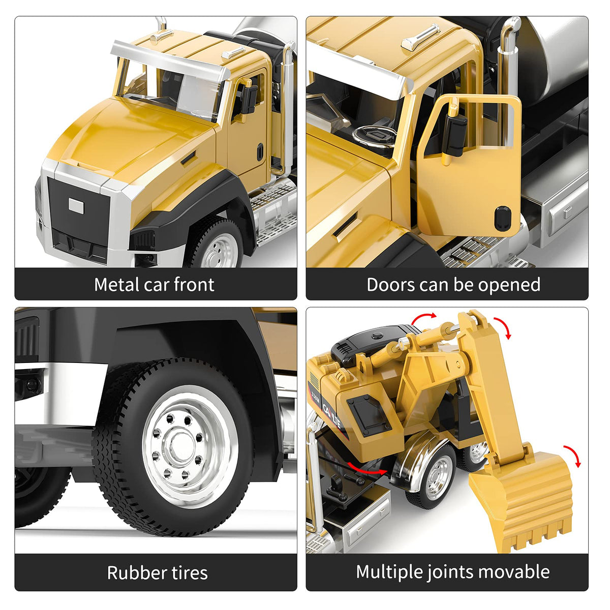 TEMI Mixer front view toy with realistic details for playtime.