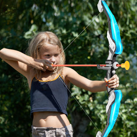TEMI outdoor kids archery play setup for backyard adventures