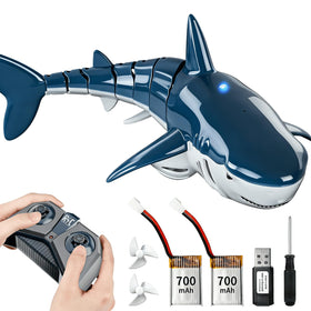 TEMI RC shark toy pool action for sunny pool play and imaginative adventures