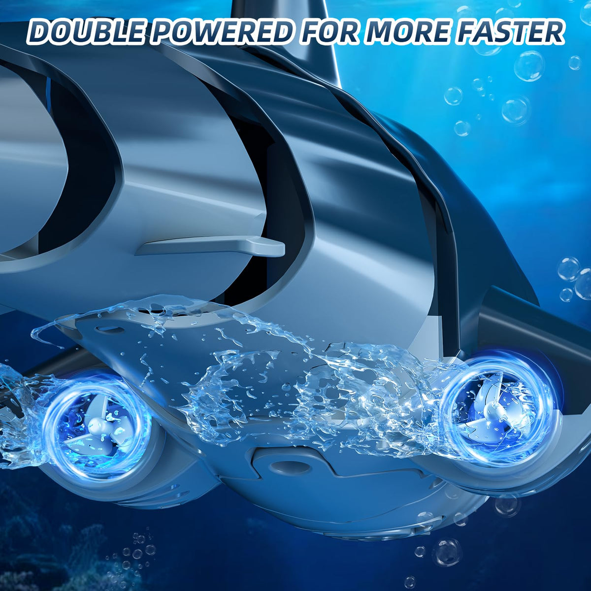 TEMI RC shark toy rechargeable batteries extend playtime