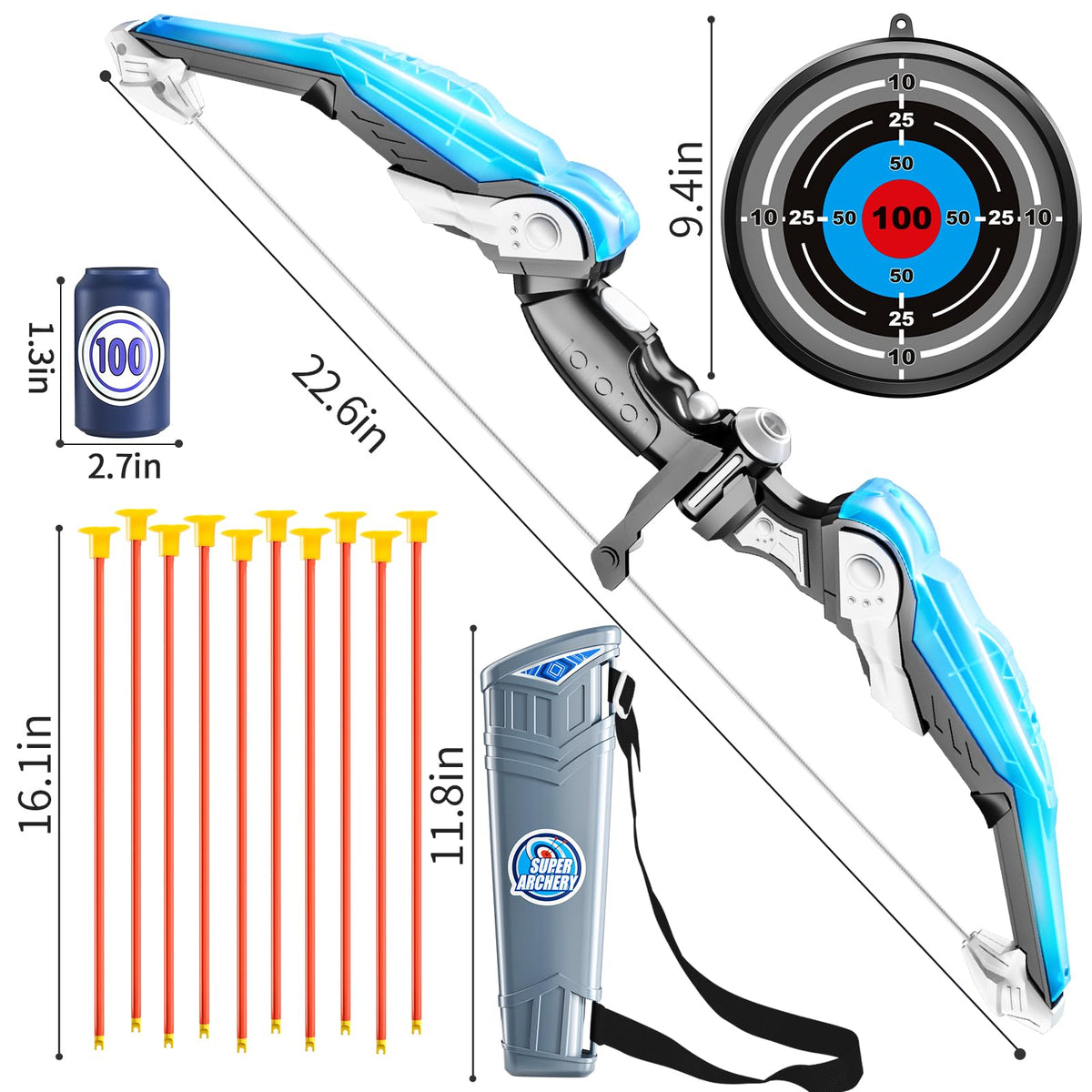 TEMI suction cup arrows designed for safe, easy aiming on walls or targets