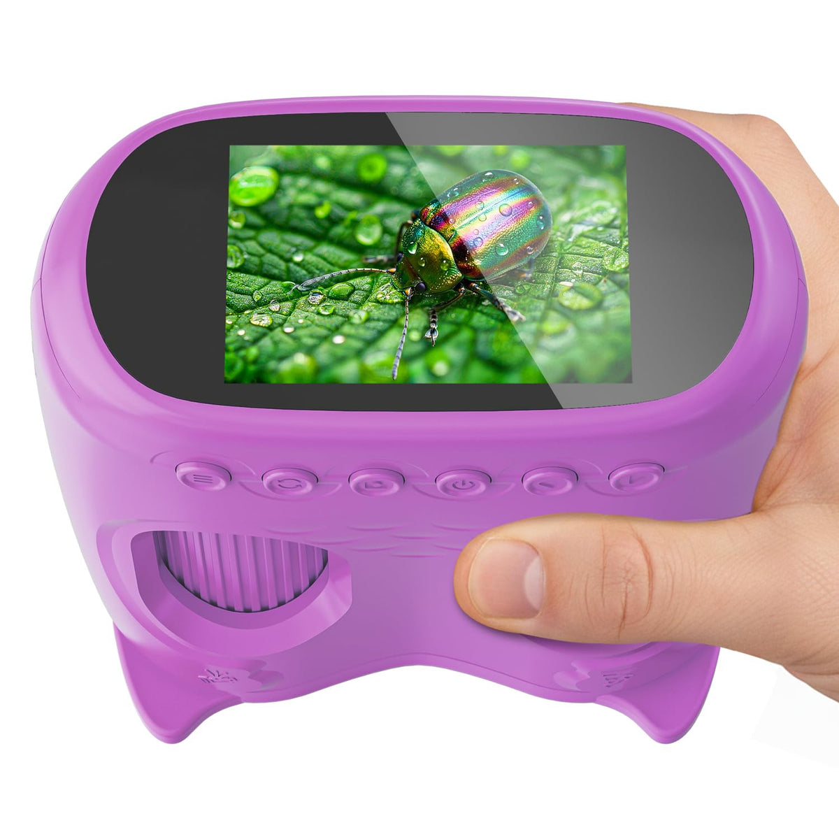Temodu 2-in-1 kids microscope-telescope front view for portable science exploration
