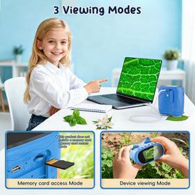 Temodu blue 2-in-1 educational toy for ages 4-12