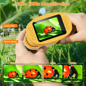 Temodu IPS screen photo capture enables easy recording of discoveries.