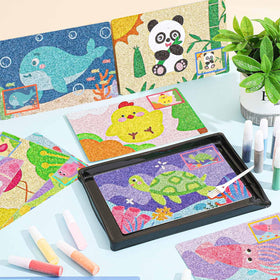 Tenceur animal world patterns inspire storytelling and color matching in kids.