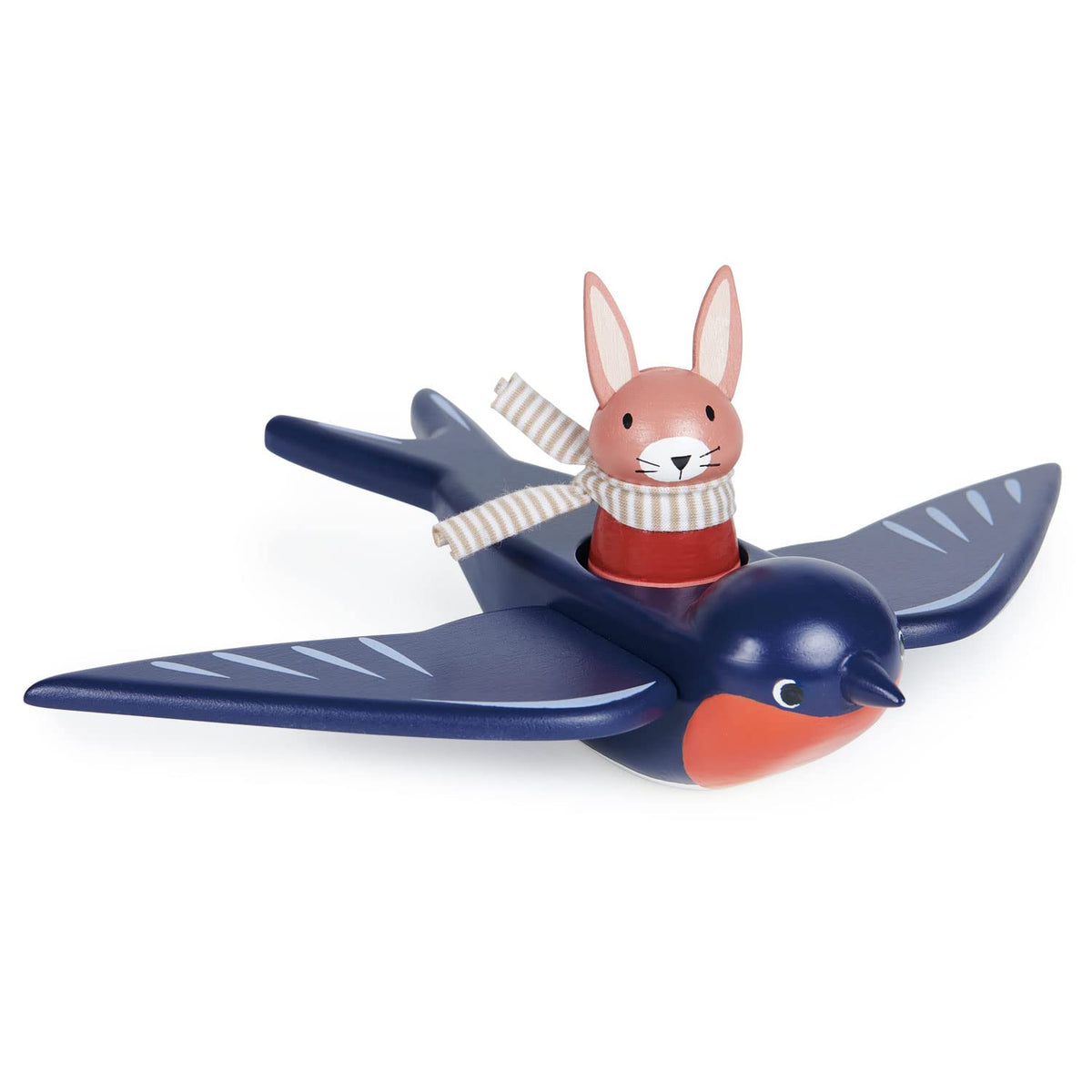 Tender Leaf Swifty Bird wooden bird with movable wings for imaginative play