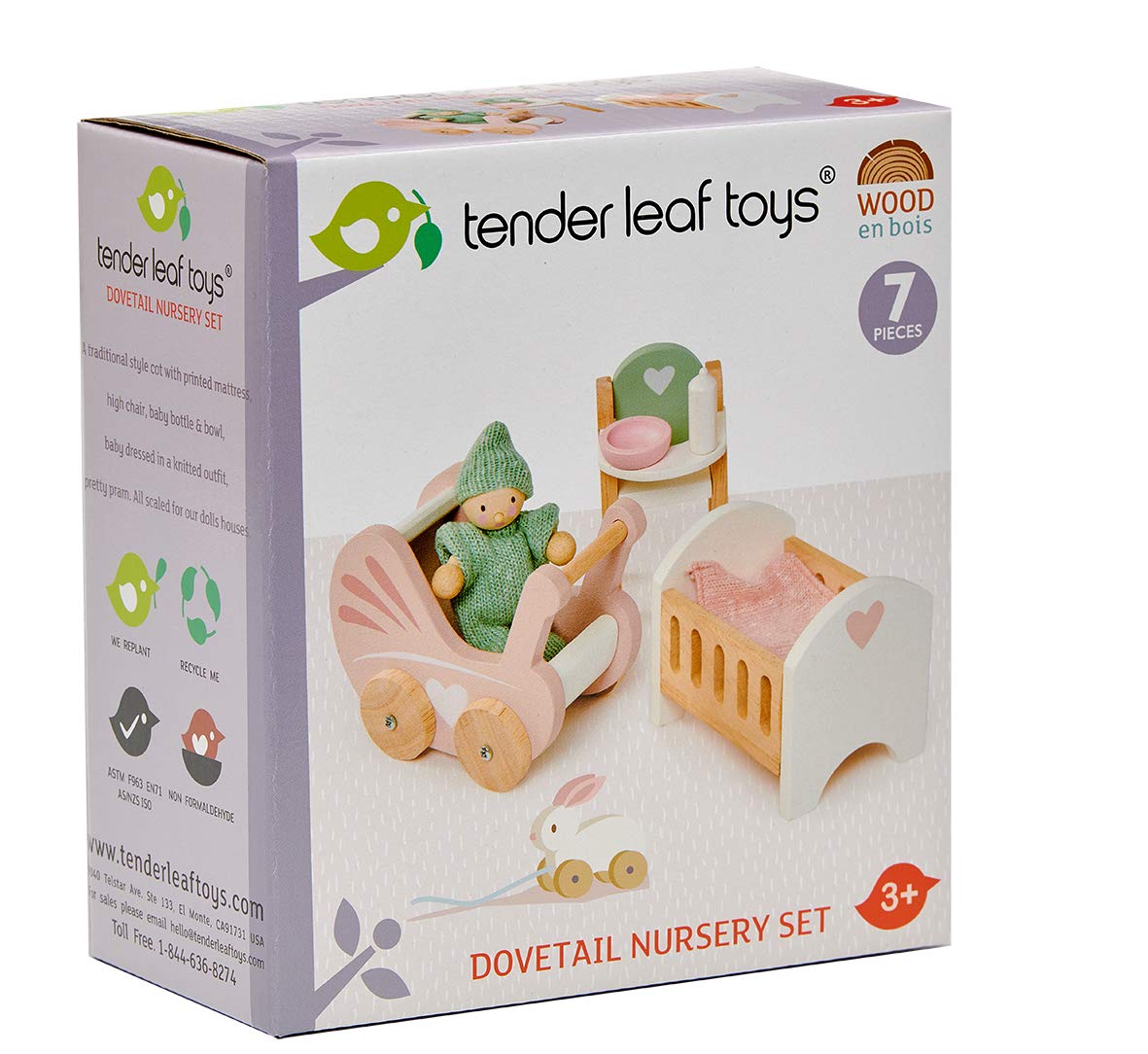 Tender Leaf Toys baby bottle invites nurturing pretend feeding