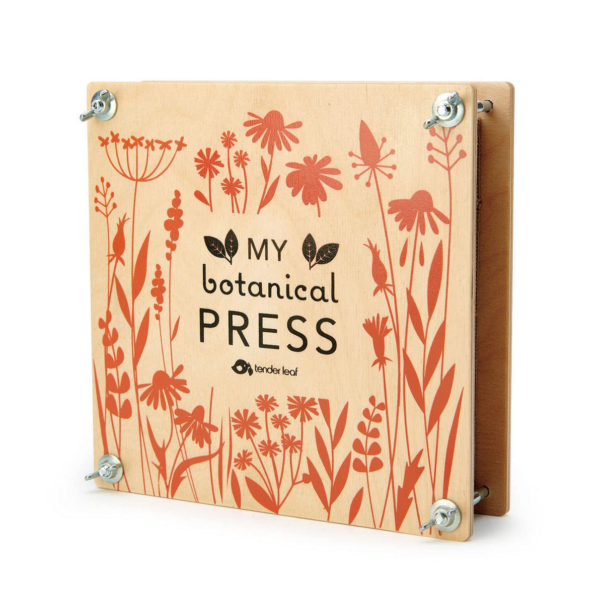 Tender Leaf Toys My Botanical Press front view shows a durable, kid-friendly design.