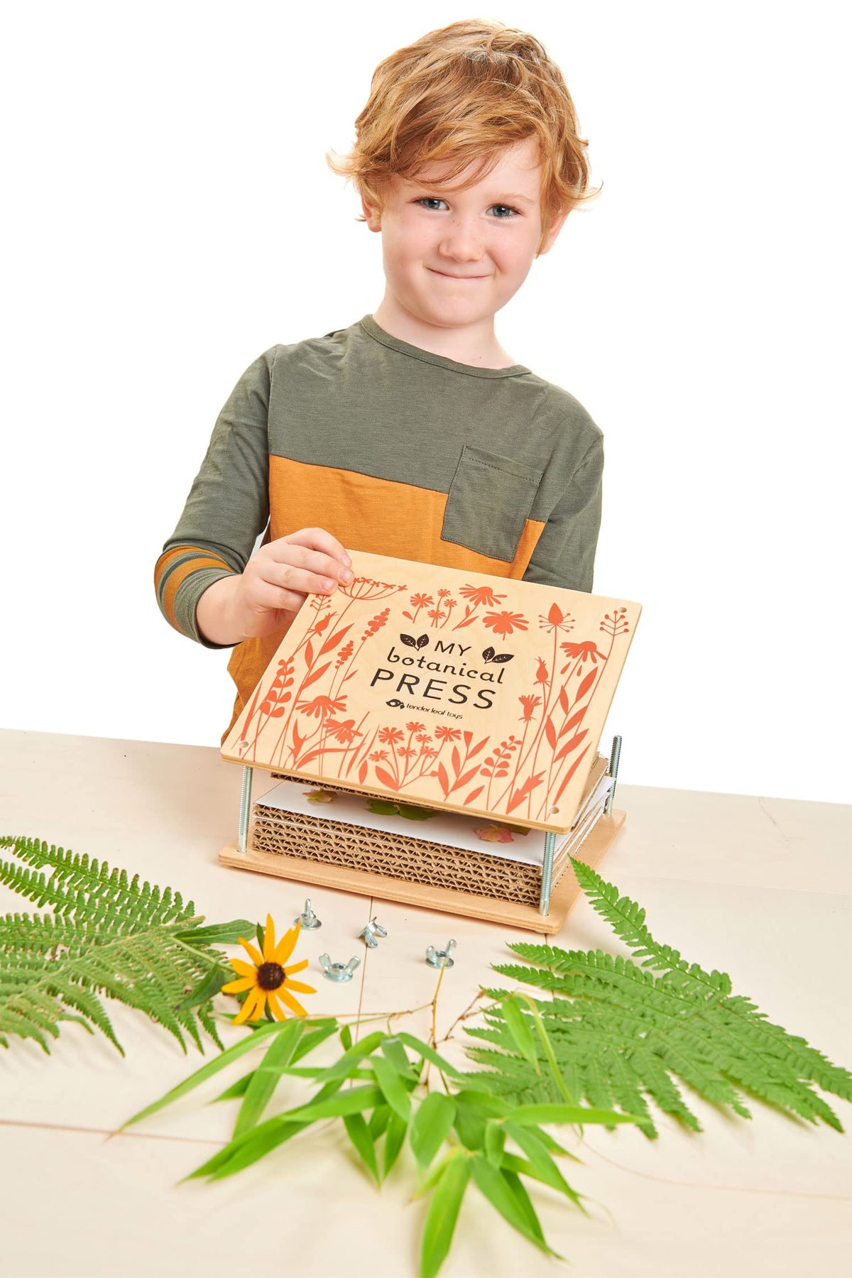 Tender Leaf Toys My Botanical Press sustainable materials highlight eco-friendly play.