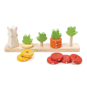 Tender Leaf Toys Counting Carrots compact packaging image for easy storage and gifting.