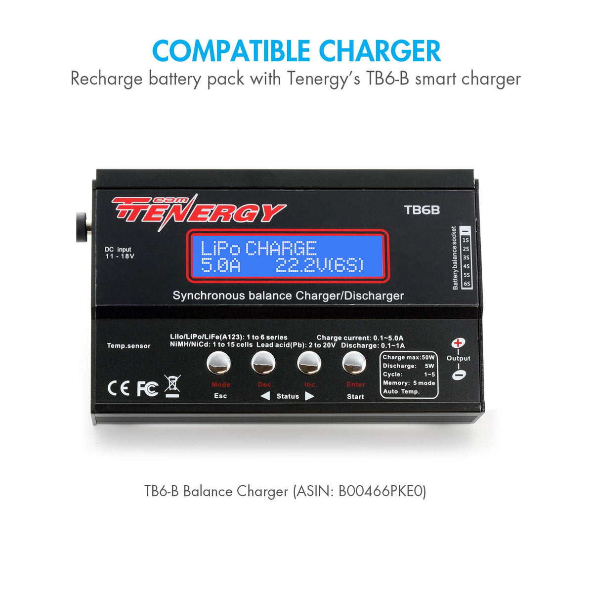 Tenergy 22 AWG silicone wire on NiMH RC battery for flexible wiring