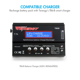 Tenergy 22 AWG silicone wire on NiMH RC battery for flexible wiring