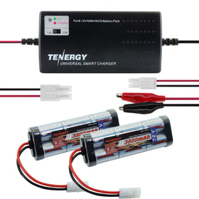 Tenergy 7.2V 3800mAh NiMH battery pack with standard Tamiya connector
