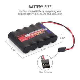 Tenergy flat 2000mAh NiMH battery pack for compact RC planes