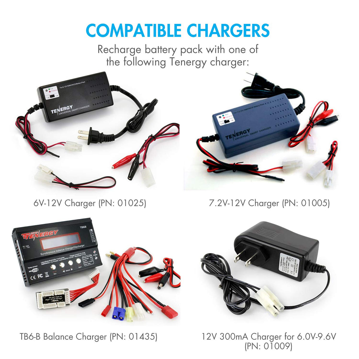 Tenergy fast charging capability reduces downtime between sessions.