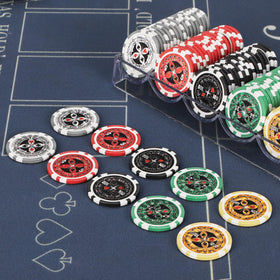 TENETMAN 11.5-gram clay poker chips feel professional and durable.