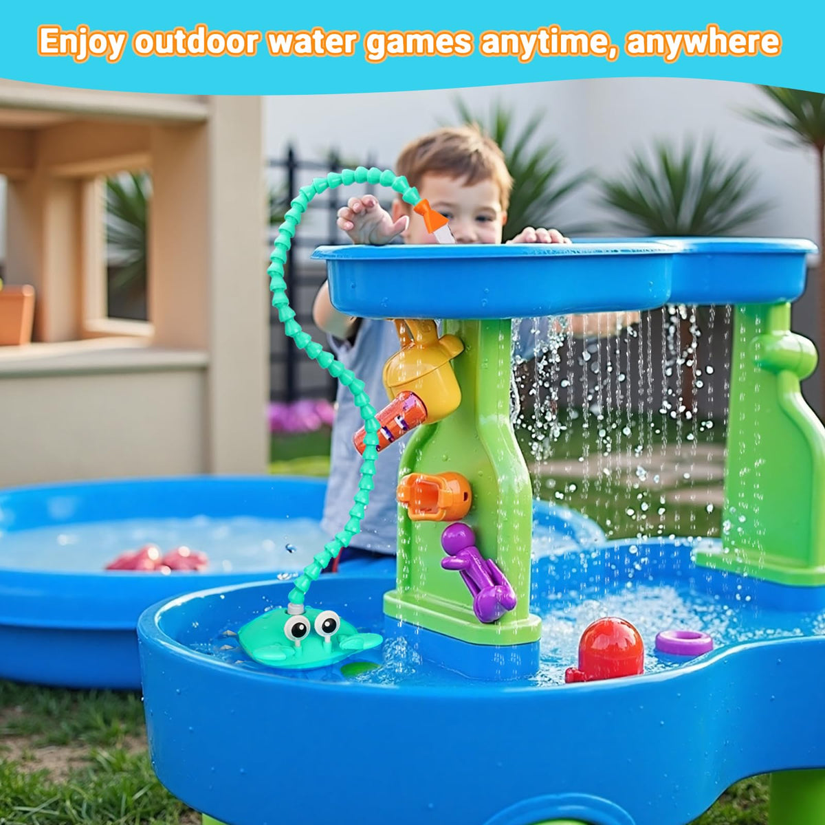 TENGIZUOHZ Pump ideal for tub, pool, sandbox, camping and parties.