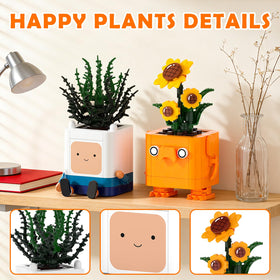 Tenhorses Happy Plants desk decor in a compact design for organized workspace.