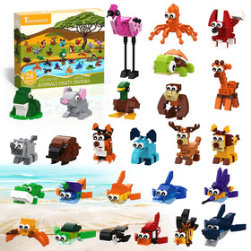 Tenhorses animal figures in individual bags with simple instructions for quick party prep.