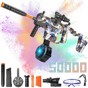 TENTAM Gel Blaster with dinosaur graphics for immersive outdoor play