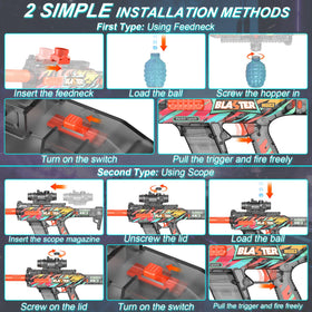 TENTAM Gel Trace Blaster telescope magazine for a compact, agile setup