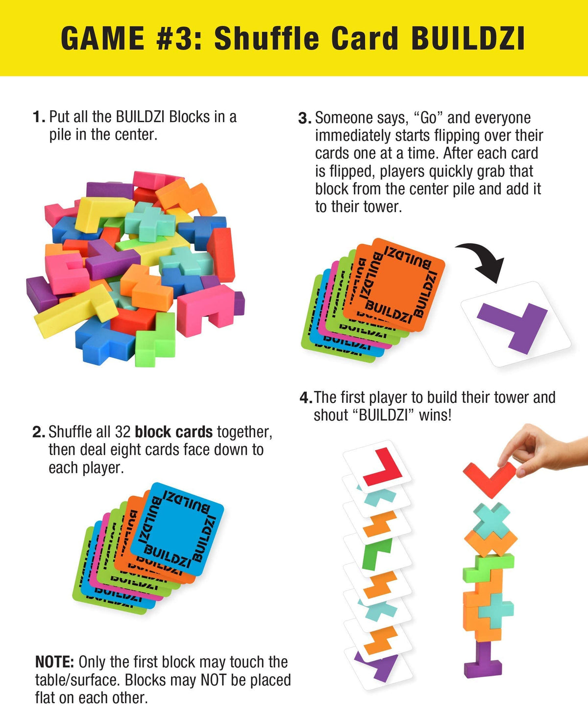 TENZI BUILDZI brings energy to game nights with quick rounds and friendly competition.