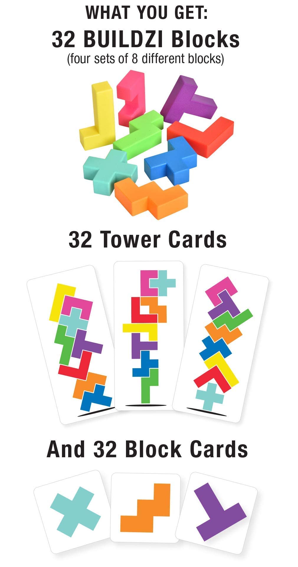 TENZI BUILDZI on a tabletop highlights accessible, fast-paced family fun.