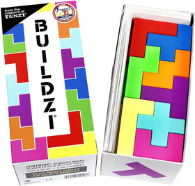 TENZI BUILDZI Tower Cards flipped mid-game spark fast, strategic tower construction.