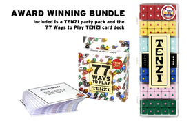 Bright TENZI colored dice sets for quick, inclusive games