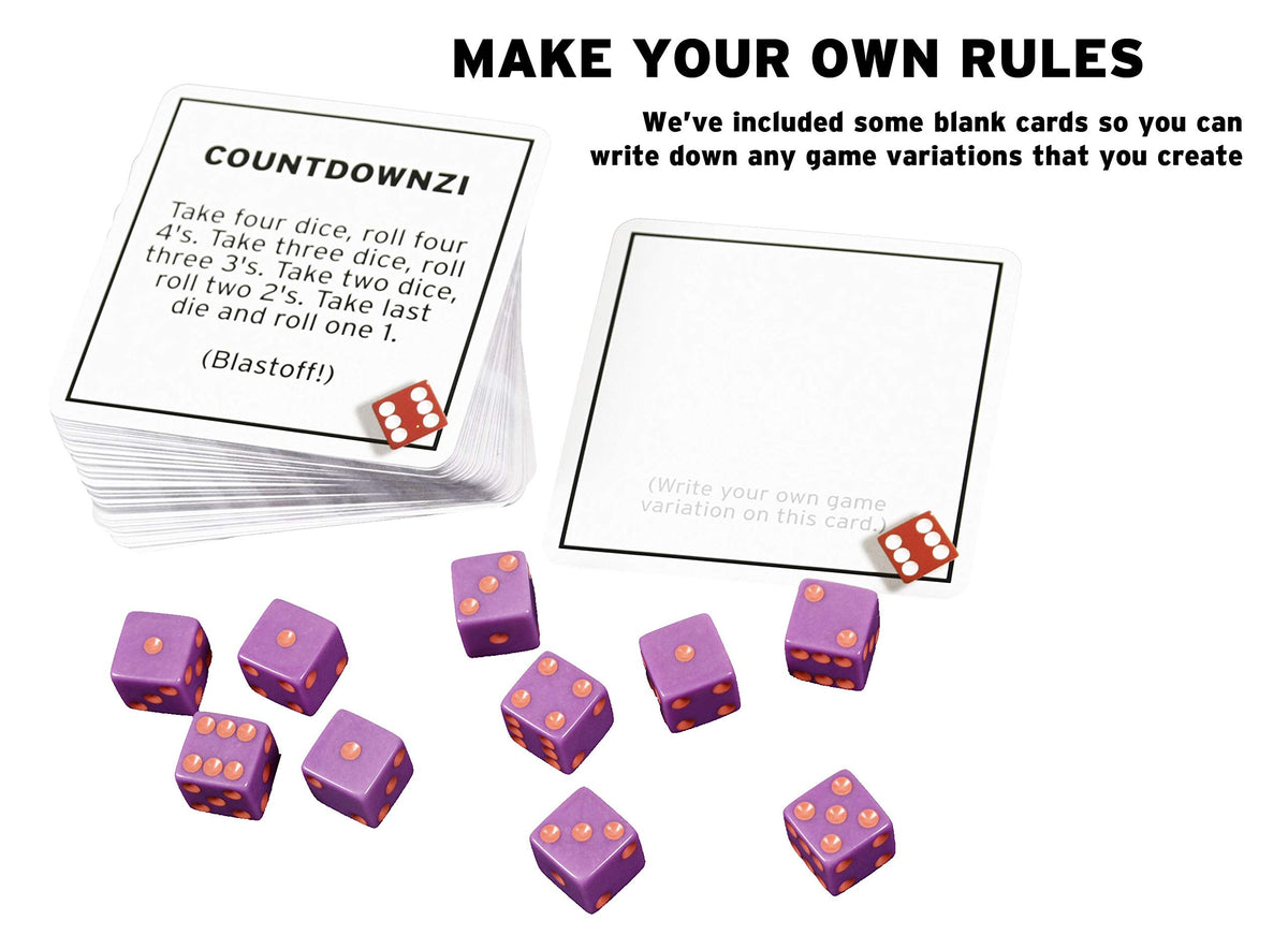 TENZI colorful dice set offers vibrant visuals that enhance fast-paced rounds.
