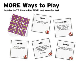 TENZI dice storage tube keeps dice organized and portable for on-the-go gaming.