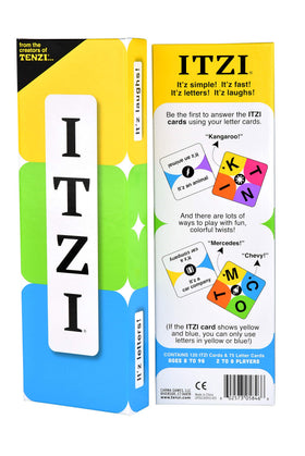 TENZI ITZI color letter cards for quick clue creation