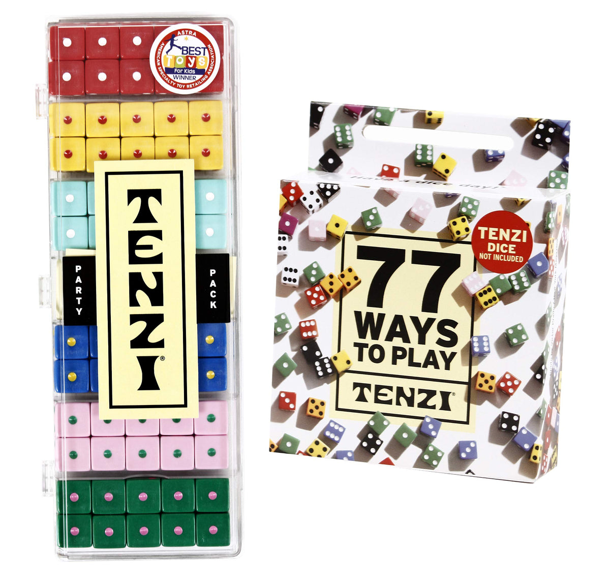 TENZI Party Pack Dice ready for fast rounds and group play