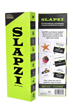 TENZI SLAPZI 65 clue cards fuel fast association and laughs.