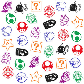 TEOY Mario stampers in safe non-toxic materials for kids