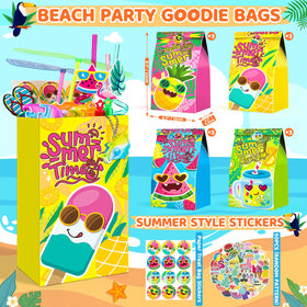 Tepsmigo summer stickers bring festive decor to party setups.