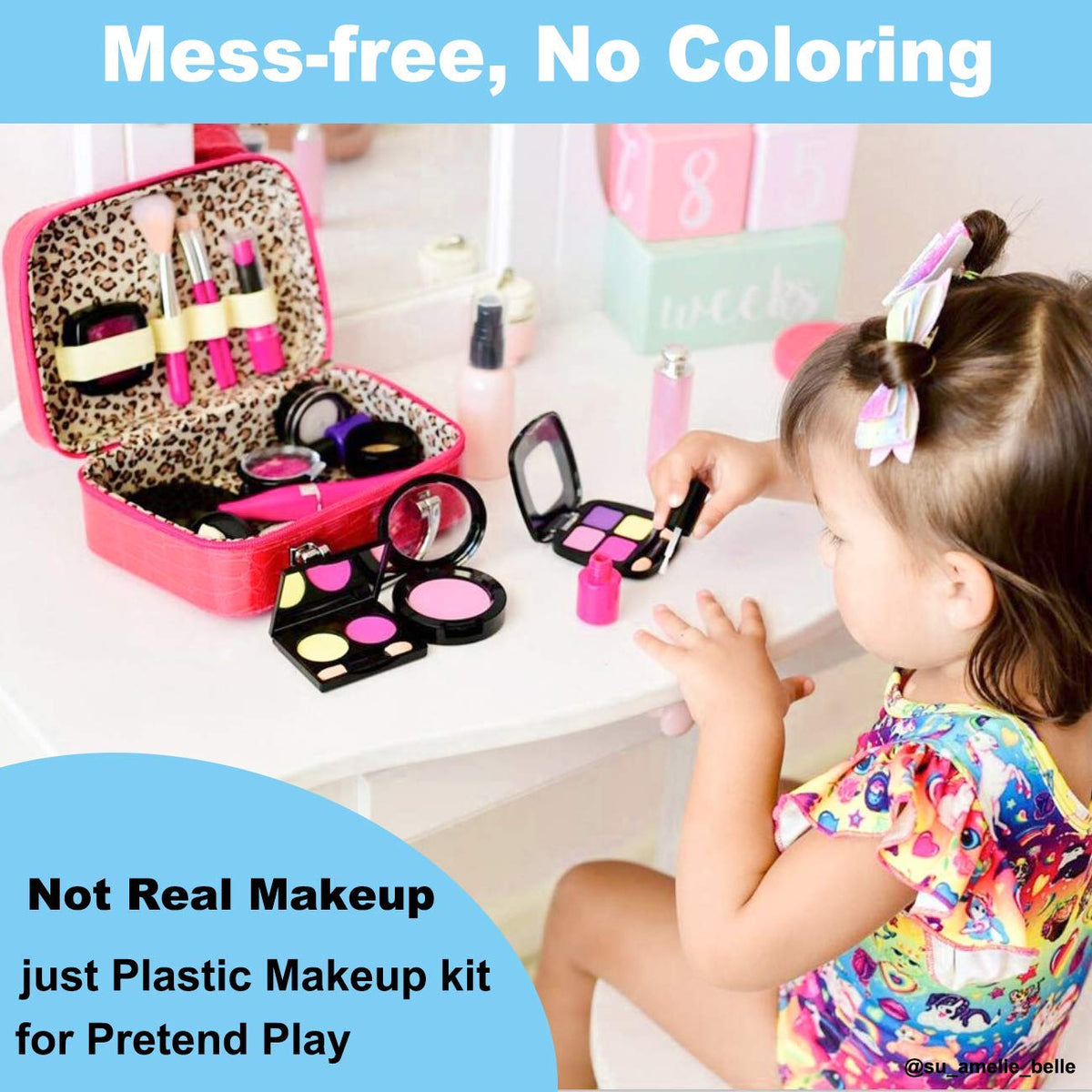 Tepsmigo makeup bag keeps everything tidy for travel