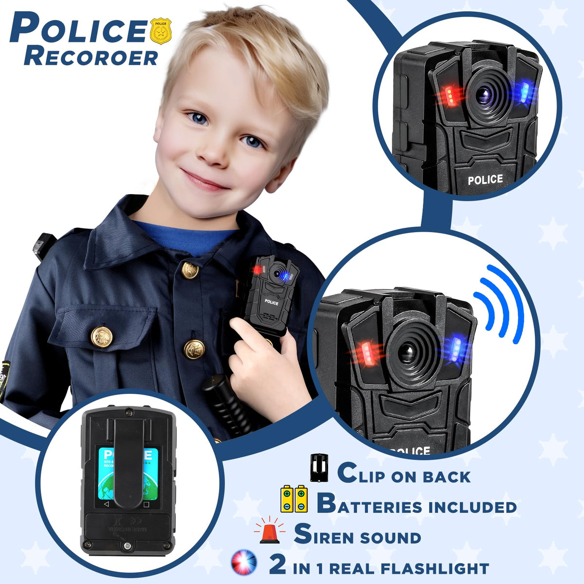 Tepsmigo police belt completes the look with secure fit and practical detail