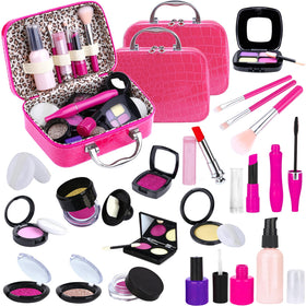 Tepsmigo pretend makeup kit case with eye shadow palette for imaginative play