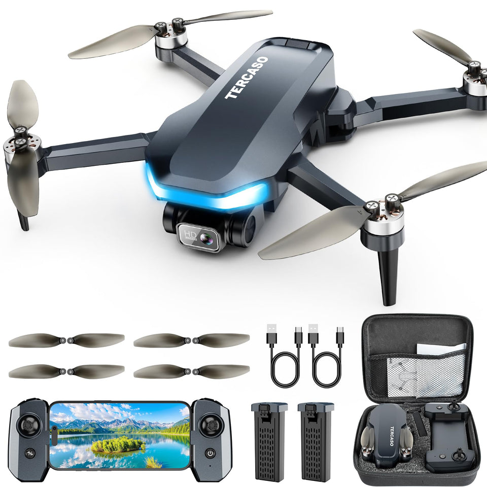 Tercaso drone front view with 2K camera for crisp FPV footage