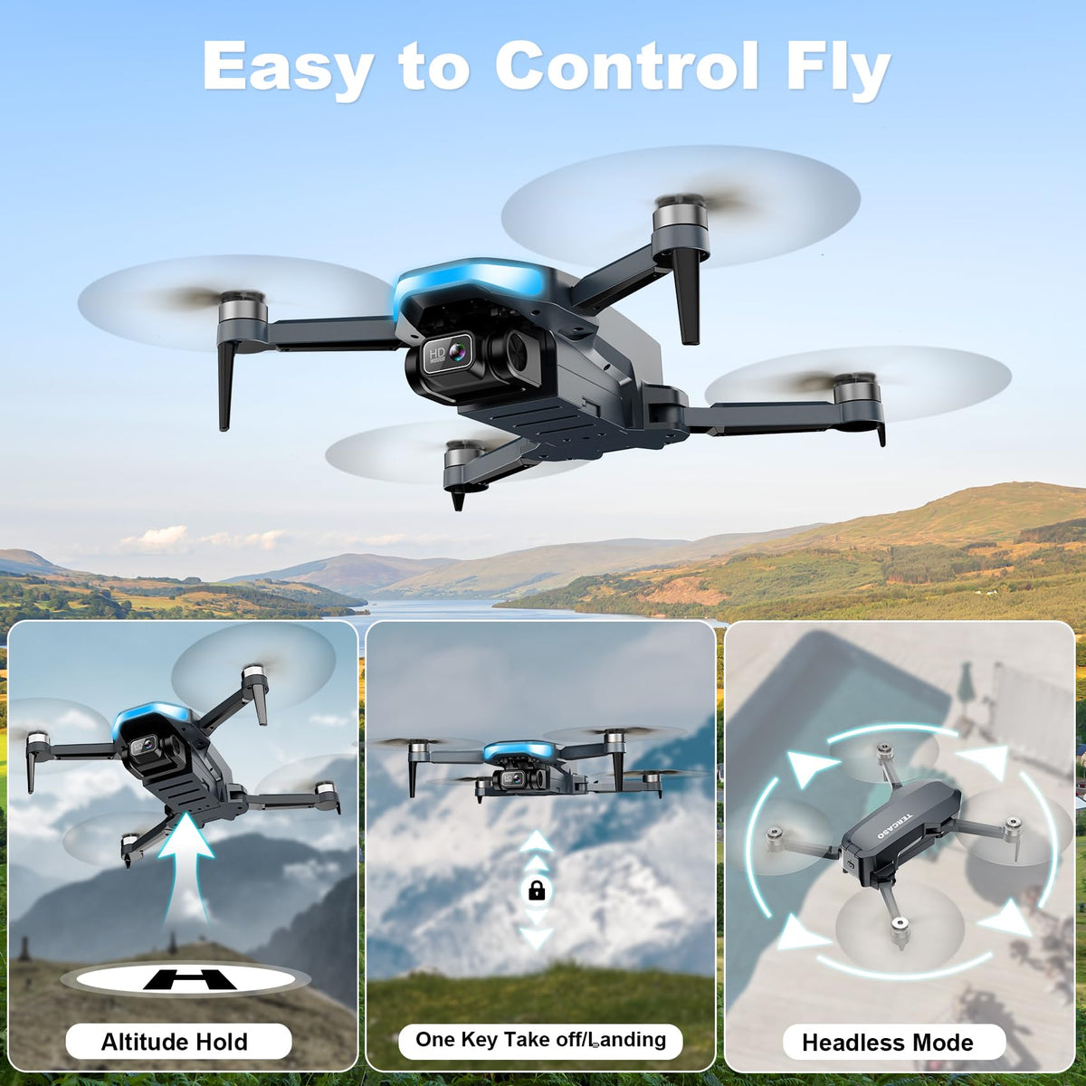 Tercaso drone gesture control enables easy selfies
