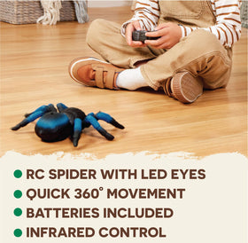 Terra by Battat tarantula battery-powered RC action suitable for indoor play
