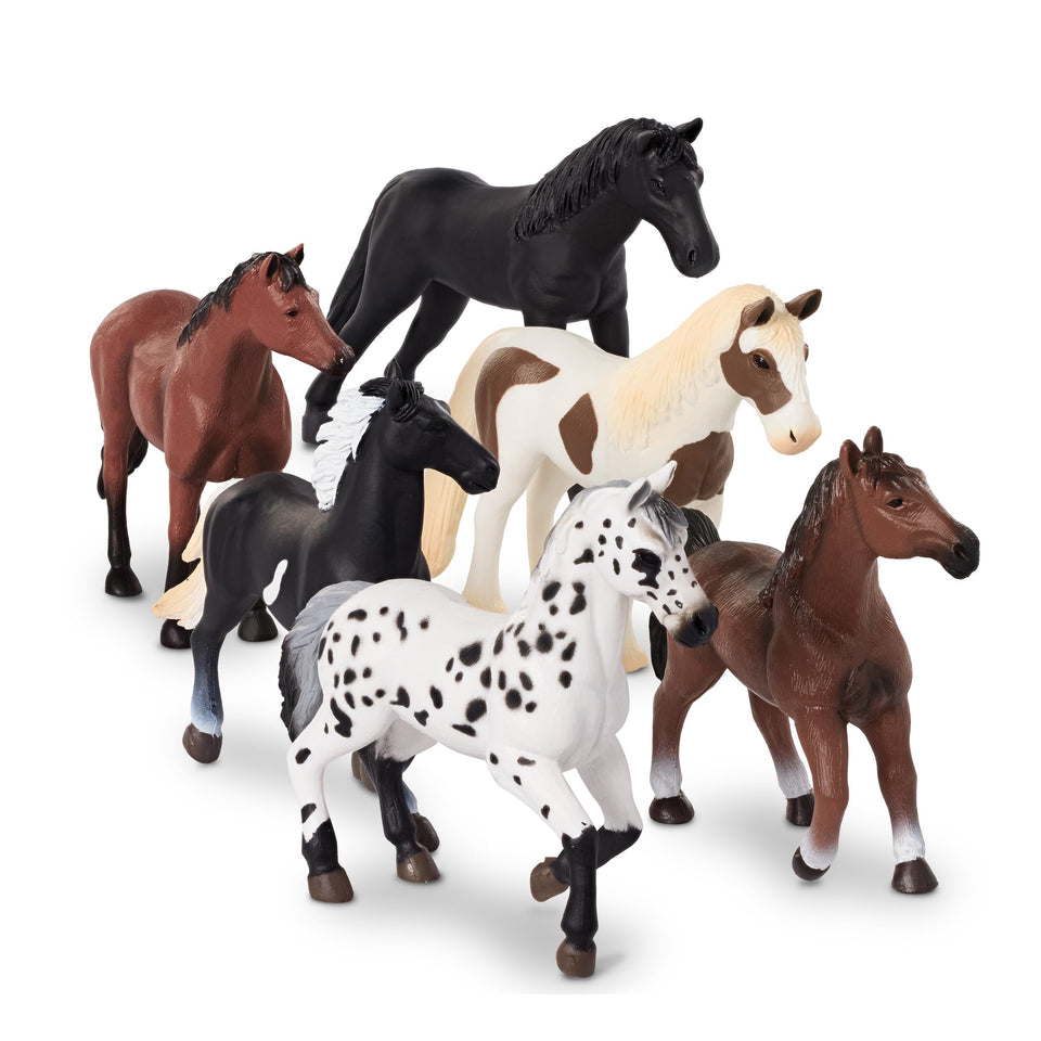 Terra by Battat Appaloosa horse figurine in lifelike pose for imaginative play.