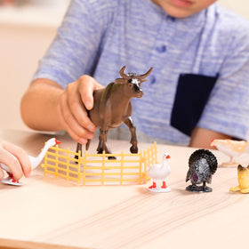 Terra by Battat durable animal figures support early learning about farm life.