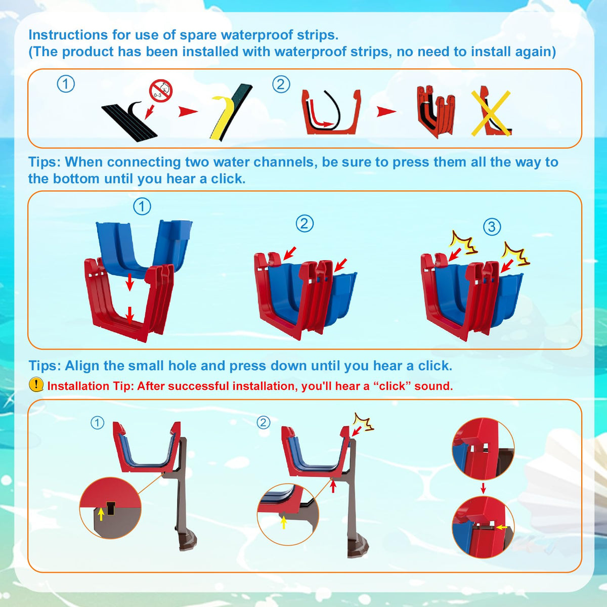 Thick ABS materials and bright colors ensure safe, durable summer fun.