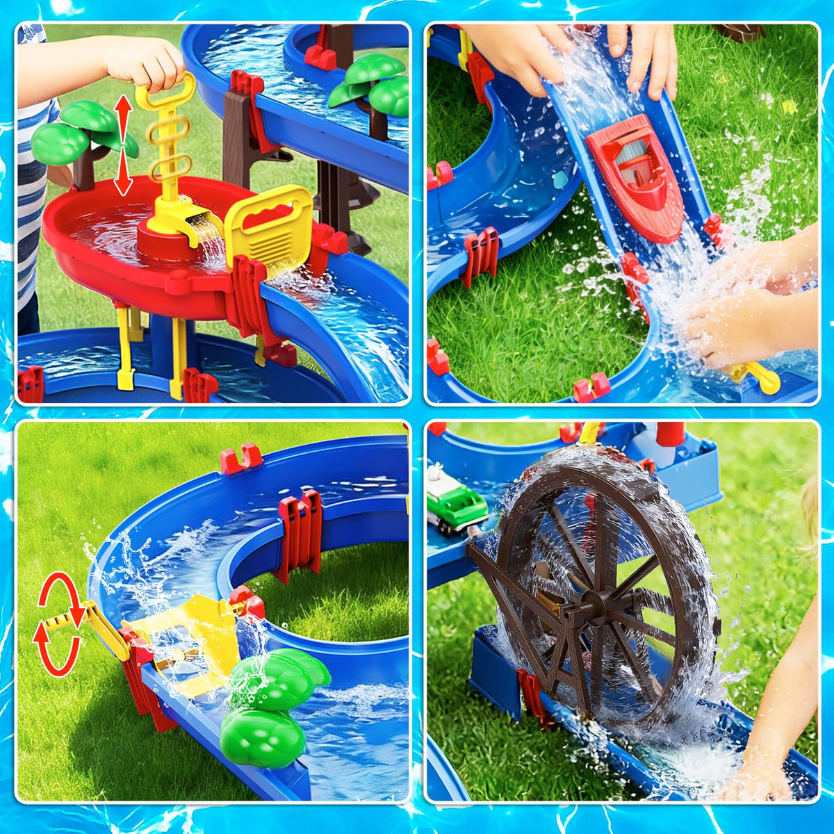 Terramus boats and locks boost storytelling and pretend play.