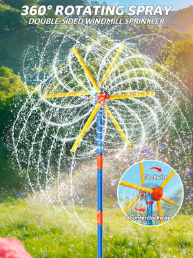 Terramus dual-action rotation sparks lively water dances